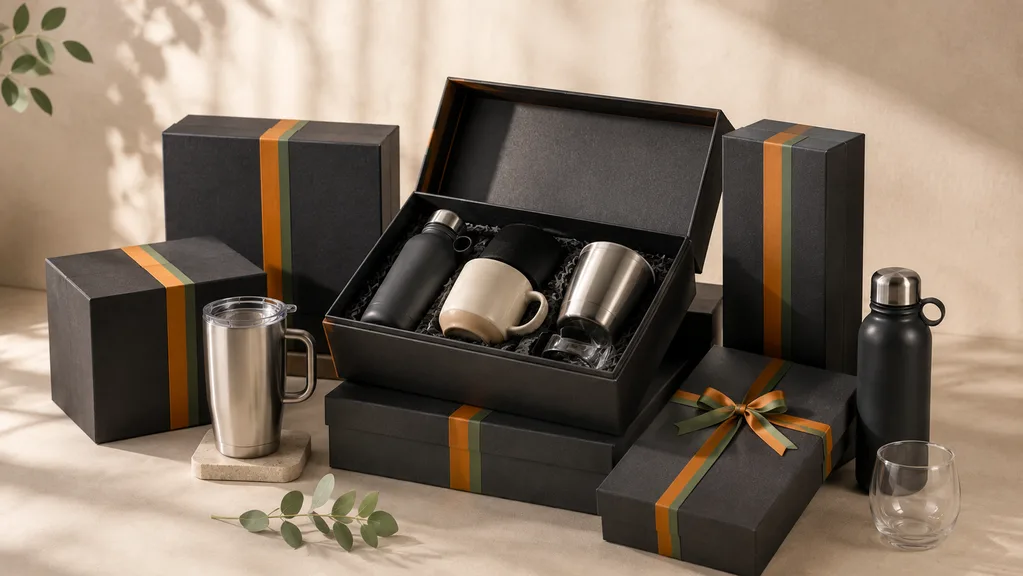 Representative gift sets & packaging styles for a custom project