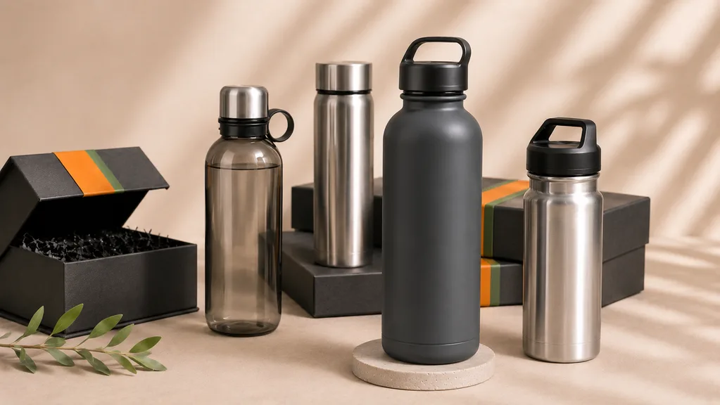 Representative reusable bottles styles for a custom project