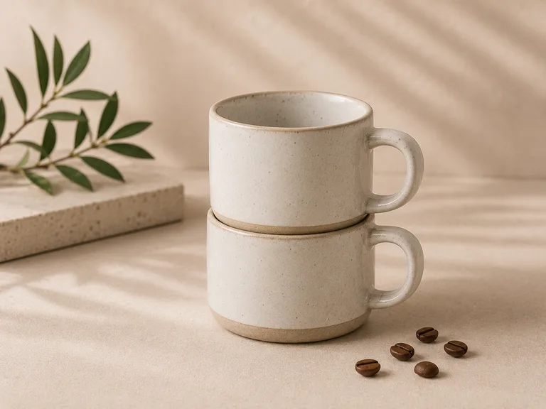 Stackable Cafe Mug — Ceramic Mugs
