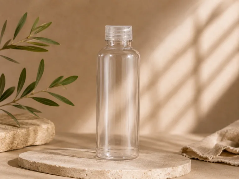 Clear Water Bottle — Plastic Drinkware